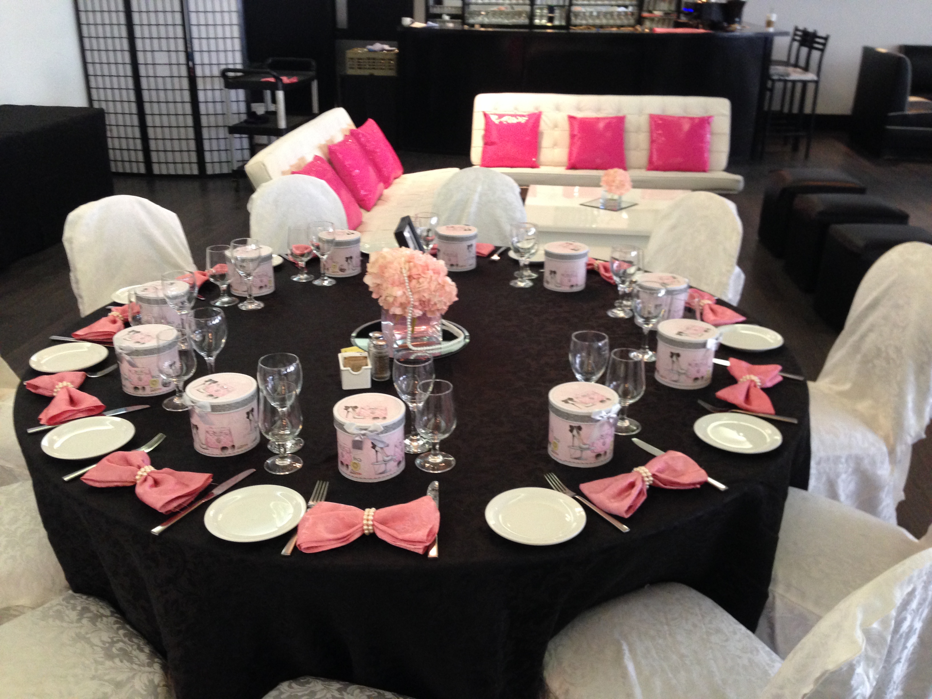 pink chanel themed party