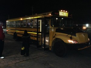 school bus pick up